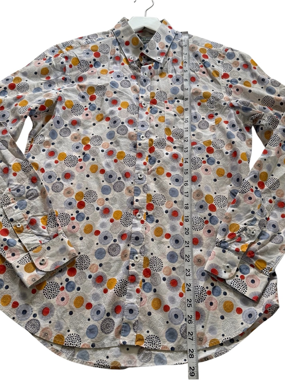 Paisley & Gray Slim Fit Men’s Size Medium Button Up Long Sleeve Shirt Multicolor - Picture 6 of 7